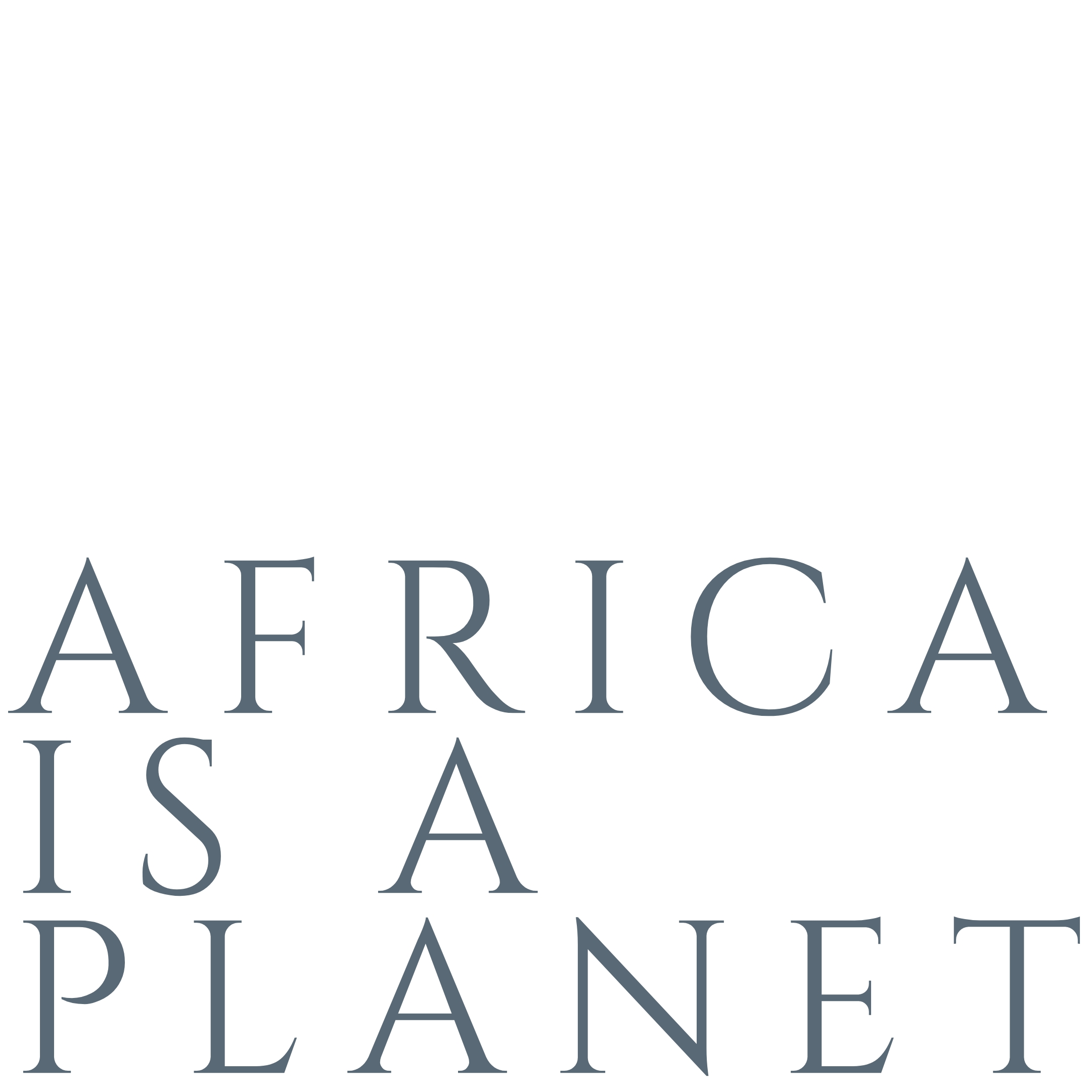 Africa Is A Planet emblem